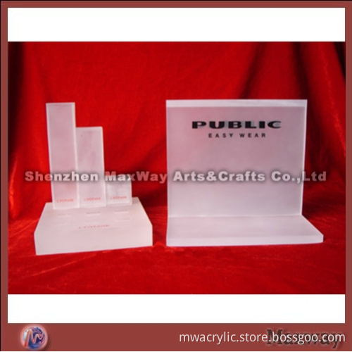 Frosted Hot Selling Acrylic Comestic Display Stand